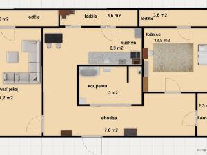 Prodej bytu 2+1, Beroun - Beroun-Město, Třída Míru, 52 m2