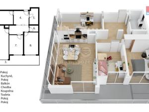 Prodej bytu 4+kk, Praha - Vinohrady, Korunní, 97 m2