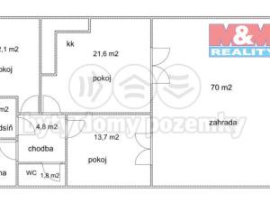 Pronájem bytu 3+kk, Oleška, 62 m2