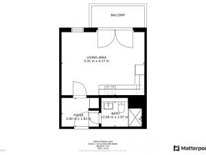 Pronájem bytu 1+kk, Praha - Košíře, Naskové, 32 m2