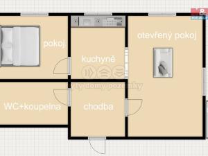 Prodej bytu 2+kk, Police nad Metují - Velká Ledhuje, Fučíkova, 60 m2