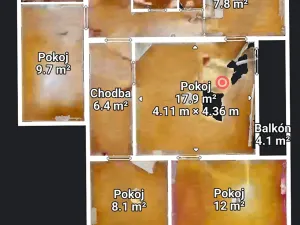Prodej bytu 4+1, Kopřivnice, 17. listopadu, 75 m2