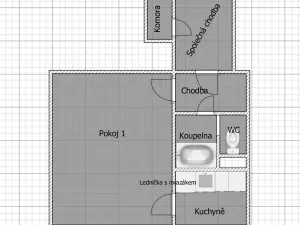Pronájem bytu 1+1, Most, Jana Kubelíka, 27 m2