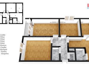 Prodej bytu 4+1, Děčín - Děčín IX-Bynov, Nálepkova, 78 m2