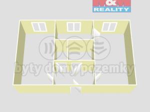 Pronájem bytu 2+1, Chomutov, Cihlářská, 55 m2