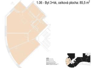 Prodej bytu 3+kk, Praha - Motol, Lékařská, 80 m2