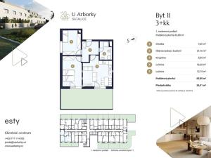 Prodej bytu 3+kk, Praha - Satalice, Za Novákovou zahradou, 66 m2