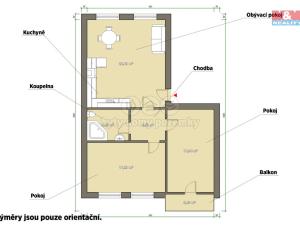 Pronájem bytu 3+kk, Nýřany, Revoluční, 72 m2