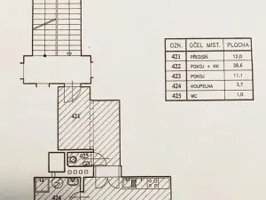 Pronájem bytu 2+kk, Brno, třída Kpt. Jaroše, 54 m2