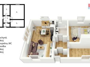 Prodej rodinného domu, Sebranice, 50 m2