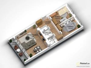 Prodej bytu 3+kk, Praha - Chodov, Kloboukova, 79 m2