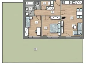 Prodej bytu 3+kk, Praha - Zličín, Strážovická, 77 m2