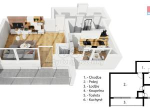 Pronájem bytu 1+1, Kutná Hora - Šipší, Na Studních, 31 m2