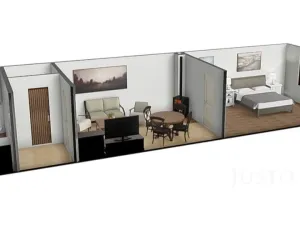 Prodej rodinného domu, Lhenice, 61 m2