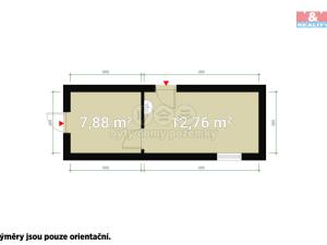 Pronájem kanceláře, Horní Bříza, K Cihelně, 21 m2