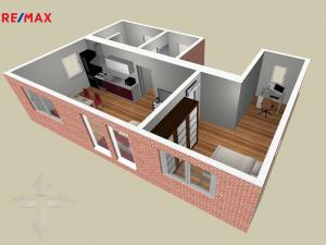Pronájem bytu 2+kk, Ostrava - Mariánské Hory, Josefa Šavla, 63 m2