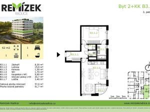 Prodej bytu 2+kk, Praha - Radlice, U Komína, 62 m2