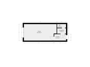 Pronájem bytu 1+kk, Hradec Králové - Nový Hradec Králové, třída Edvarda Beneše, 29 m2