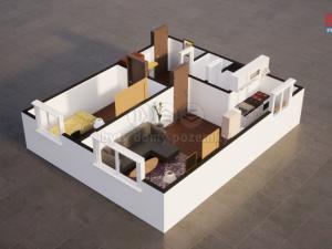 Prodej bytu 2+kk, Teplice, Písečná, 40 m2
