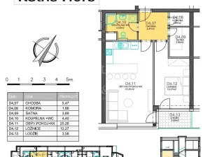 Pronájem bytu 2+kk, Kutná Hora, Za Lidkou, 60 m2