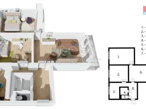 Prodej bytu 3+1, Kadaň, Chomutovská, 69 m2
