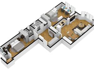 Pronájem bytu 3+kk, Praha - Karlín, Na střelnici, 83 m2