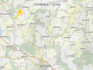 Prodej pole, Hrazany - Klisinec, 881 m2