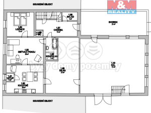 Prodej rodinného domu, Újezdec, 452 m2