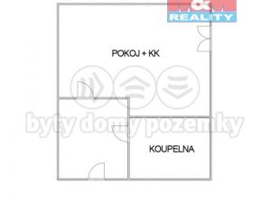 Prodej bytu 1+kk, Praha - Kobylisy, 23 m2
