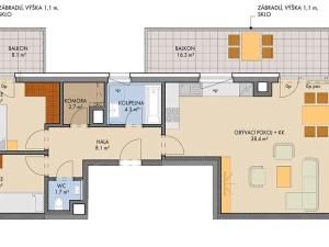 Prodej bytu 3+kk, Praha, Návarovská, 83 m2
