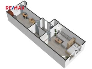 Pronájem bytu 1+1, Plzeň, Vrchlického, 45 m2
