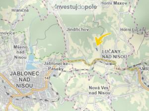 Prodej pole, Lučany nad Nisou, 447 m2