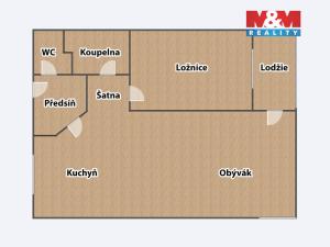 Prodej bytu 2+kk, Ostrava - Bělský Les, Horní, 56 m2