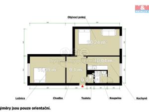 Pronájem bytu 2+1, Plzeň - Skvrňany, Lábkova, 61 m2
