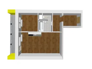 Pronájem bytu 2+kk, Litvínov, Bezručova, 45 m2