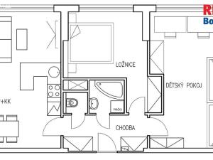 Pronájem bytu 3+kk, Benešov, Na Bezděkově, 64 m2