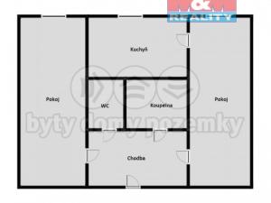 Prodej bytu 3+1, Nový Jičín, Gregorova, 72 m2