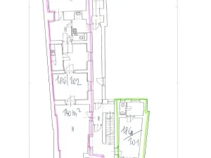 Pronájem obchodního prostoru, Slaný, Třebízského, 140 m2