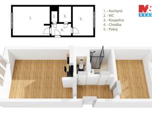 Prodej bytu 2+kk, Benešov nad Ploučnicí, Sídliště, 39 m2
