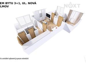 Prodej bytu 3+1, Postřelmov, Nová, 60 m2