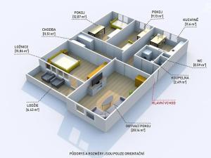 Prodej bytu 4+1, Plzeň, Žlutická, 90 m2