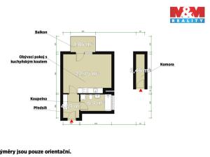 Pronájem bytu 1+kk, Heřmanova Huť - Vlkýš, U Pondu, 34 m2