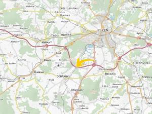 Prodej komerčního pozemku, Dobřany - Šlovice, 6142 m2
