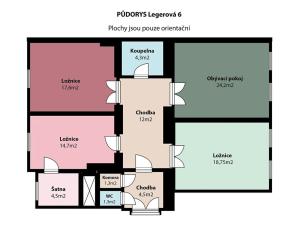 Prodej bytu 4+kk, Praha - Vinohrady, Legerova, 116 m2