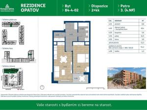 Pronájem bytu 2+kk, Praha - Chodov, Líbalova, 54 m2