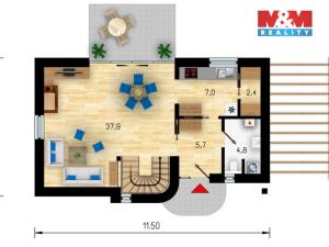 Prodej rodinného domu, Třemošná - Záluží, 110 m2