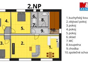 Prodej činžovního domu, Otrokovice - Kvítkovice, tř. Osvobození, 422 m2
