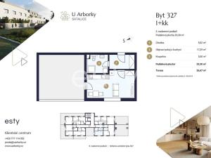 Prodej bytu 1+kk, Praha - Satalice, Za Novákovou zahradou, 30 m2