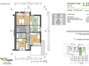 Prodej rodinného domu, Chýně, Cenomanská, 174 m2