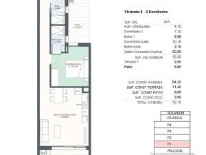 Prodej bytu 3+kk, Torrevieja, Španělsko, 57 m2